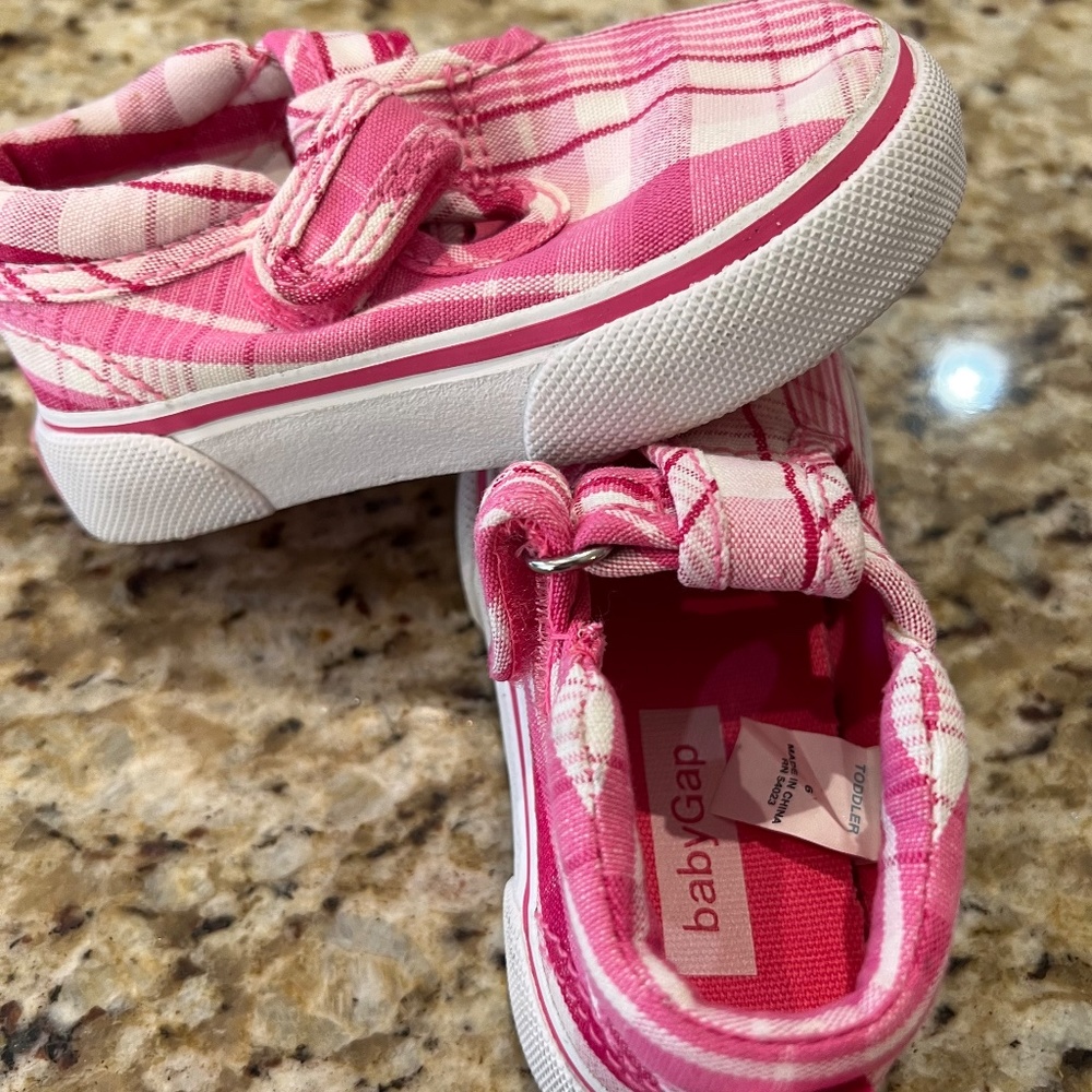 VINTAGE BABY GAP CANVAS sneakers Toddler size 6 - Picture 12 of 17